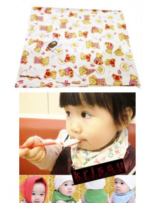 QQ004C*Scarf/Bib/Turban (Red Teddy)